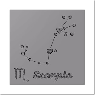 Scorpio zodiac sign Posters and Art